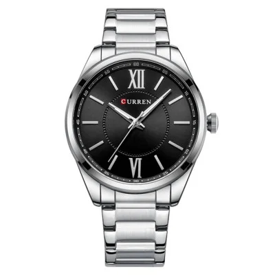 Чоловічий годинник Curren 8423 Silver-Black