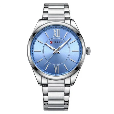 Чоловічий годинник Curren 8423 Silver-Blue