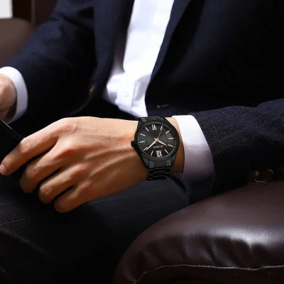Чоловічий годинник Curren 8423 All Black
