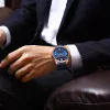 Мужские часы Curren 8423 Blue-Gold фото 4
