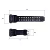 Ремінець для годинника Skmei 1520BK Black фото 4