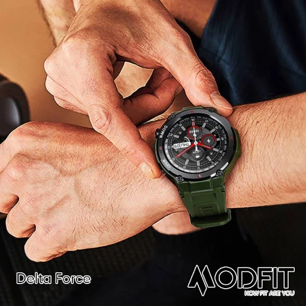 Смарт часы Modfit Delta Force Grey 36 мм. фото 20