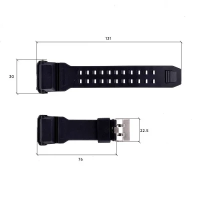 Ремінець для годинника Skmei 1742BK Black