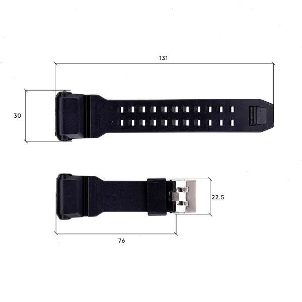 Ремінець для годинника Skmei 1742BK Black фото 4