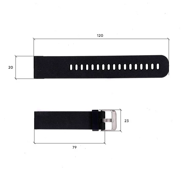 Ремінець для годинника Skmei 1893BKBK Black-Black фото 4