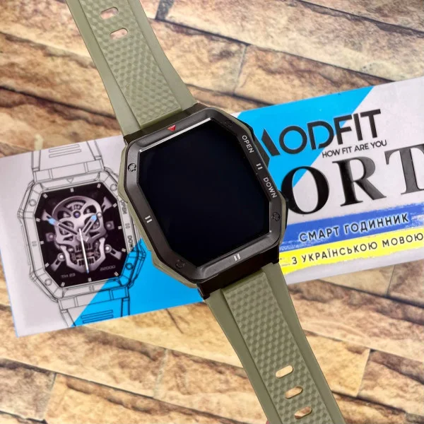 Смарт часы Modfit Shockwave Army Green фото 11