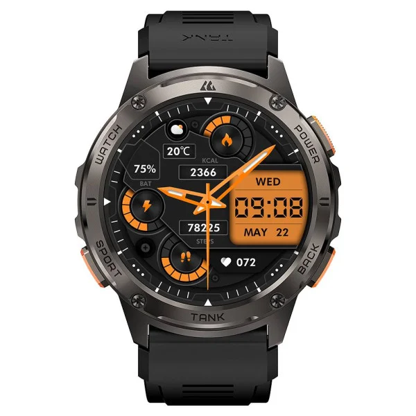Спортивний Розумний Годинник Kospet TANK T3 Black + Спортивні Режими, Водозахист, Дзвінки фото 3