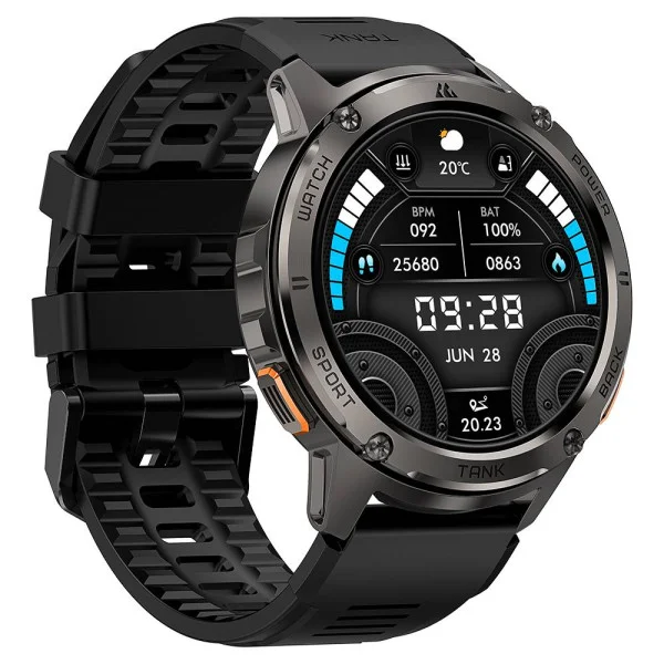 Спортивний Розумний Годинник Kospet TANK T3 Black + Спортивні Режими, Водозахист, Дзвінки фото 4