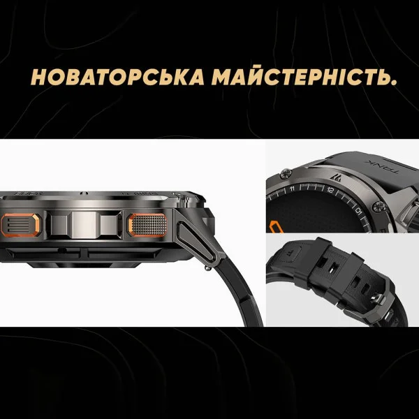 Спортивний Розумний Годинник Kospet TANK T3 Silver + Спортивні Режими, Водозахист, Дзвінки фото 13