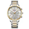 Мужские часы Curren 8435 Silver-Gold-Silver фото 2