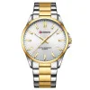 Мужские часы Curren 9090 Silver-Gold-Silver фото 2