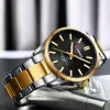 Мужские часы Curren 9090 Silver-Gold-Black фото 5