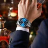 Мужские часы Curren 9090 Silver-Blue фото 4