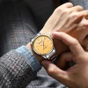 Мужские часы Curren 9090 Silver-Orange фото 4