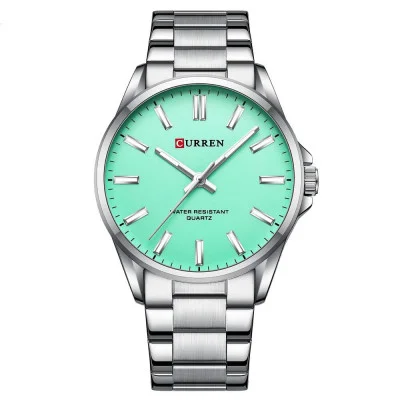 Чоловічий годинник Curren 9090 Silver-Tiffany