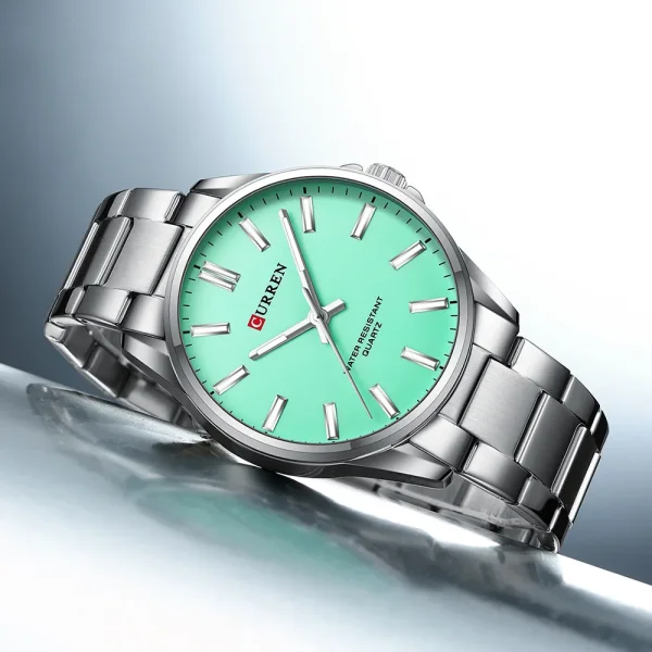 Мужские часы Curren 9090 Silver-Tiffany фото 5
