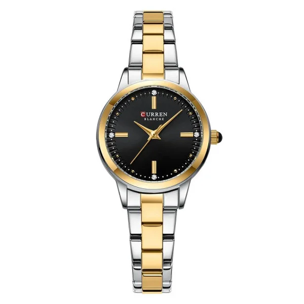 Жіночий годинник Curren 9094 Silver-Gold-Black фото 1