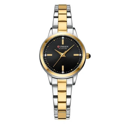 Женские часы Curren 9094 Silver-Gold-Black