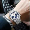 Мужские часы Curren 8459 Silver-White фото 4