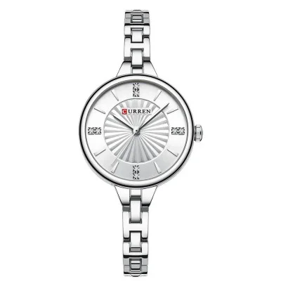 Жіночий годинник Curren 9097L Silver-White