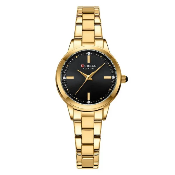 Жіночий годинник Curren 9094 Gold-Black фото 1
