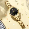 Жіночий годинник Curren 9094 Gold-Black фото 3