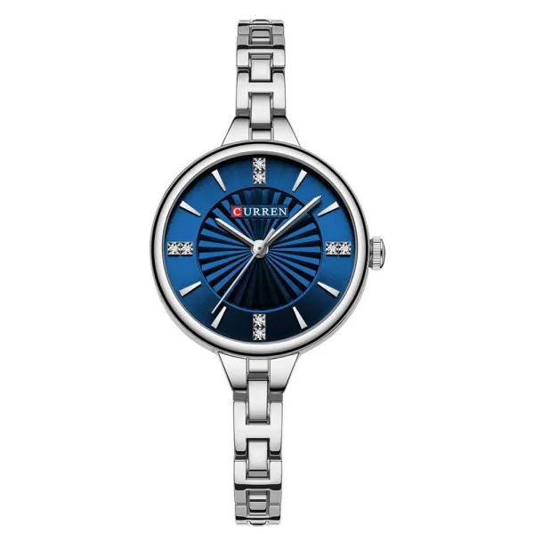 Жіночий годинник Curren 9097L Silver-Blue фото 1