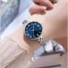 Жіночий годинник Curren 9097L Silver-Blue фото 4