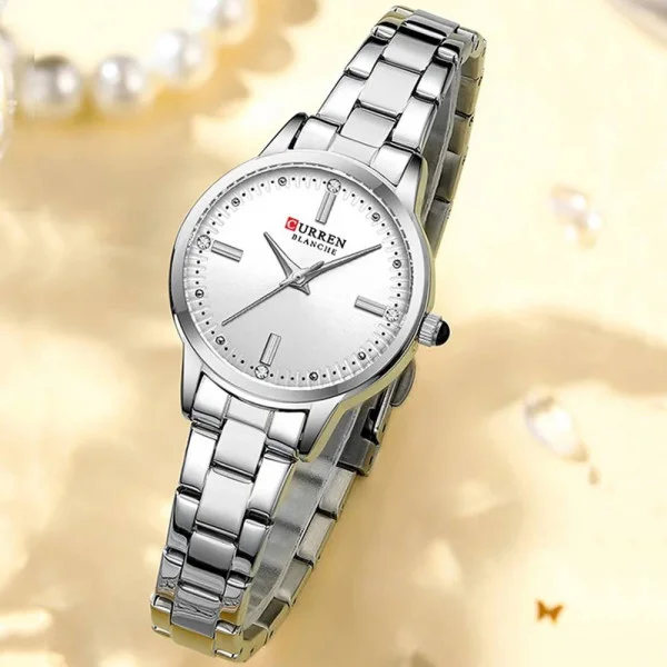 Жіночий годинник Curren 9094 Silver-White фото 3