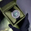 Патриотические наручные часы Awarder Embroidery Silver-Green Black Battery 10ATM фото 4
