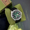 Патриотические наручные часы Awarder Embroidery Silver-Green Black Battery 10ATM фото 5