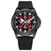 Патриотические наручные часы Awarder Embroidery Black-Red Black Battery 10ATM фото 2