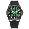 Патріотичний наручний годинник Awarder Embroidery Black-Green Black Battery 10ATM фото 2