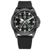 Патриотические наручные часы Awarder Embroidery Black-Army Green Black Battery 10ATM фото 2