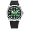 Awarder 040 Embroidery Silver-Green Black Automatic 10ATM