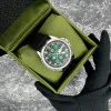 Патриотические наручные часы Awarder Embroidery Silver-Green Black Automatic 10ATM фото 11