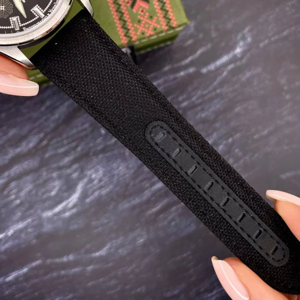 Патриотические наручные часы Awarder Embroidery Silver-Army Green Black Automatic 10ATM фото 13