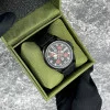 Патріотичний наручний годинник Awarder Embroidery Black-Red Black Automatic 10ATM фото 4