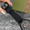Патріотичний наручний годинник Awarder Embroidery Black-Red Black Automatic 10ATM фото 10