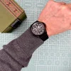 Патріотичний наручний годинник Awarder Embroidery Black-Army Green Black Automatic 10ATM фото 12