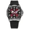 Awarder Embroidery Silver-Red Black Battery 10ATM
