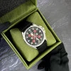 Патріотичний наручний годинник Awarder Embroidery Silver-Red Black Battery 10ATM фото 4
