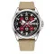 Awarder 040 Embroidery Silver-Red Khaki Automatic 10ATM