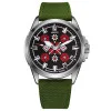 Патриотические наручные часы Awarder Embroidery Silver-Red Green Battery 10ATM фото 2