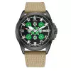 Патріотичний наручний годинник Awarder Embroidery Black-Green Khaki Automatic 10ATM фото 2