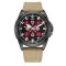 Awarder Embroidery Black-Red Khaki Battery 10ATM