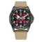 Awarder Embroidery Black-Red Khaki Battery 10ATM