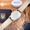 Патріотичний наручний годинник Awarder Embroidery Silver-Green Green Automatic 10ATM фото 9