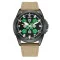 Awarder Embroidery Black-Green Khaki Battery 10ATM