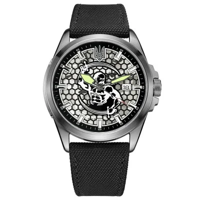 Патриотические наручные часы Awarder Cossack Black-Black Automatic 10ATM